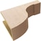 Ekena Millwork 7"W x 21"D x 14"H Classic Del Monte Rough Cedar Woodgrain TimberThane Corbel, Primed Tan CORUR07X21X14DELRCPR - alternate 6